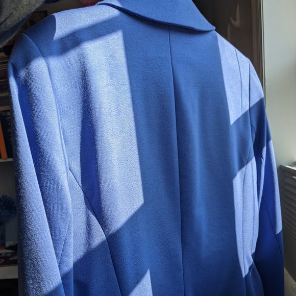 White House Black Market Knit Blazer Bellflower - NWT - Picture 5 of 7